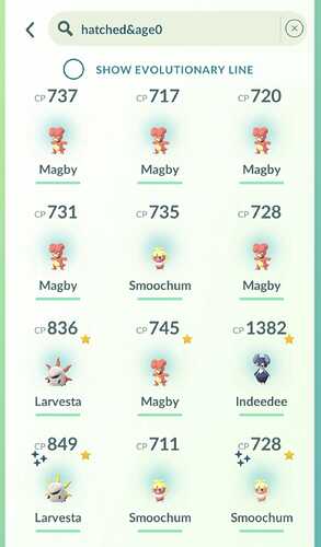 non shinies